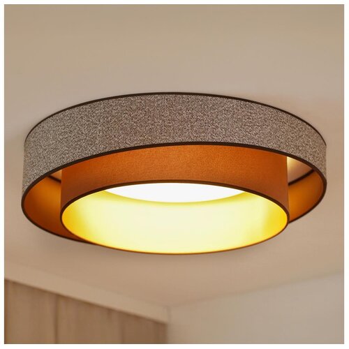  Brilagi - LED prigušiva svetiljka VEGAS SHINE LED/24W/230V prečnik 60 cm braon + daljinski upravljač Cene