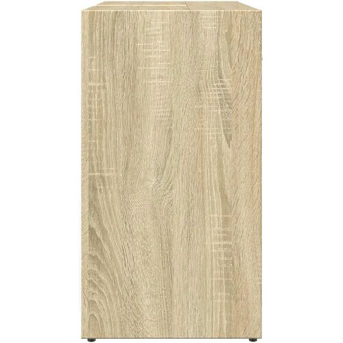  Ormarić za umivaonik boja hrasta 60x33x60 cm konstruirano drvo Smeđa Slike