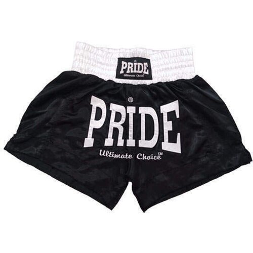 PrideShop Hlače za kickboks in Muay Thai Pride - MuayFlex - Črna/bela , Large Cene