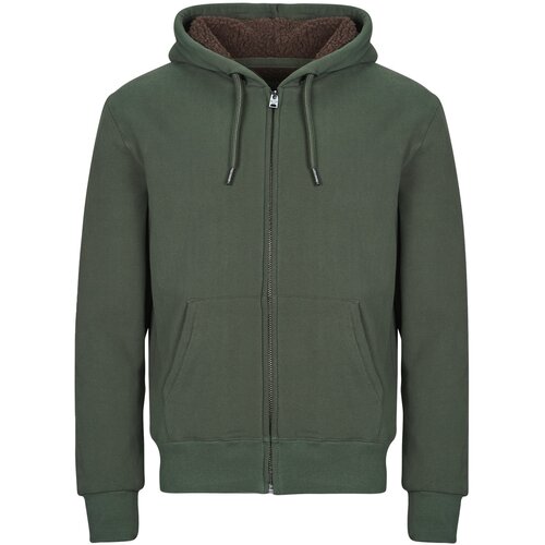 Superdry Puloverji HOODED ZIP Kaki Slike