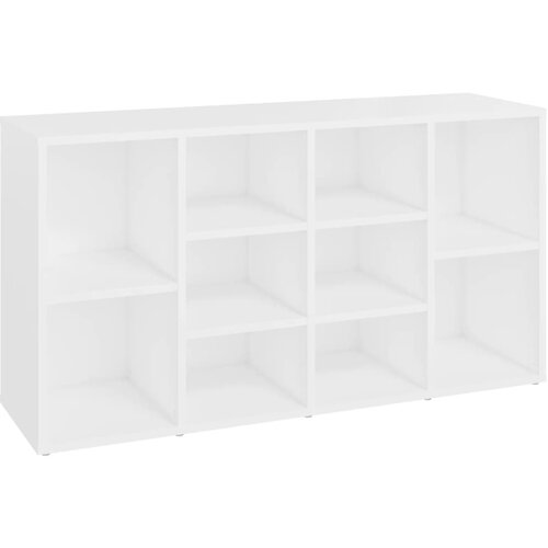 Maison Chic Klop za čevlje - Sedež za čevlje čevljev bela 103x30x54,5 cm iverna plo&amp;scaron;ča, (21776397) Slike