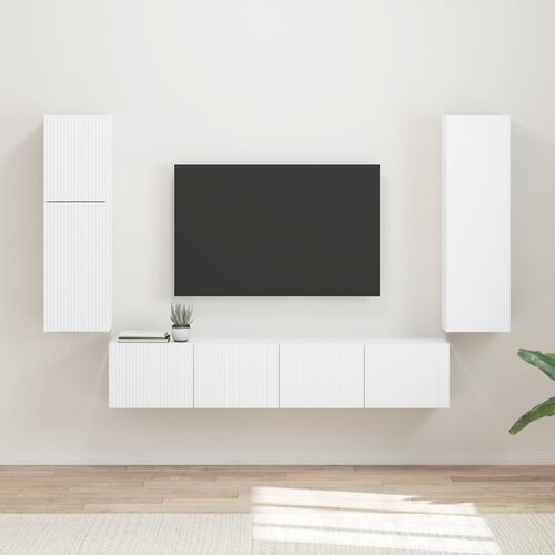  Set TV komoda 4 kom. Konstruirano drvo Slike