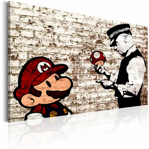  Slika - Banksy: Torn Wall 120x80