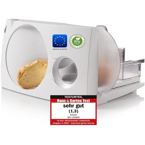 EMERIO MS-125000 slicer Electric 100 W White Slike