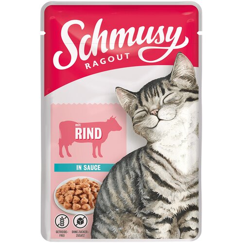 Schmusy Ragout v omaki 22 x 100 g - Govedina Slike