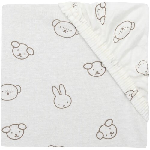 Jollein plahta za dječji krevetić 60x120 miffy and friends Cene