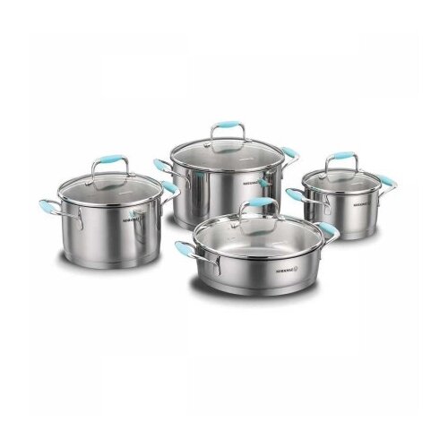 Korkmaz a1979-4 Flora šerpe set 8pcs plave ( 151231 ) Cene