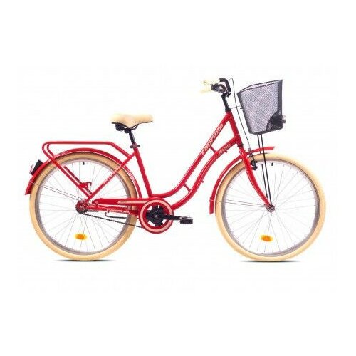 Capriolo ženski bicikl picnic crveno-bež 919251-17 Slike