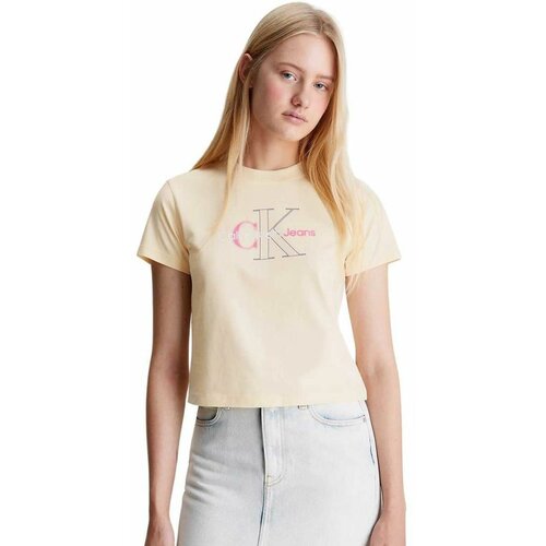 Calvin Klein crop fit ženska majica CKJ20J222639-ZCY Slike
