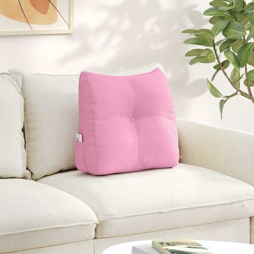vidaXL Poglavni vzglavnik Roza 45 x 24 x 50 cm blago Cene