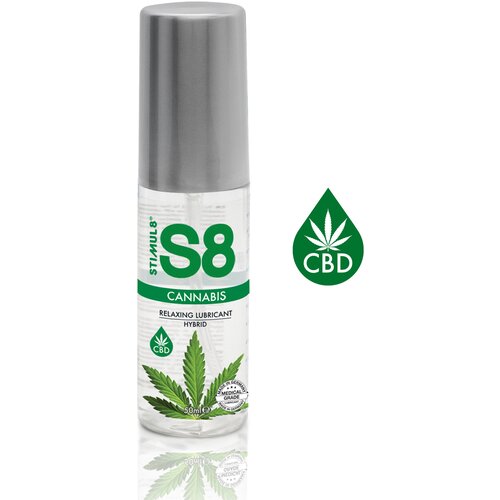 Stimul8 Cannabis Relaxing Lubricant Hybrid 50ml Slike