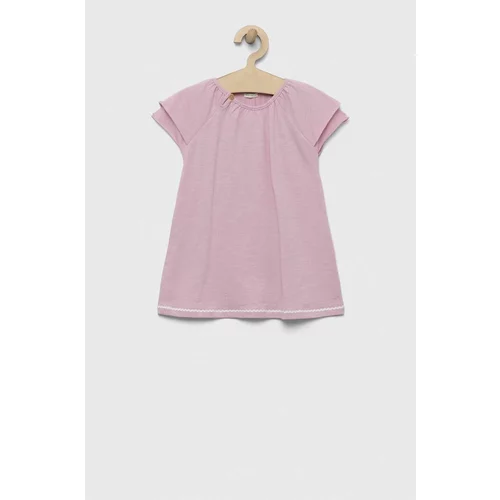 United Colors Of Benetton Obleka za dojenčka roza barva