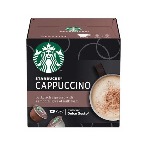 Starbucks Cappuccino by NESCAF&Eacute;&reg; Dolce Gusto&reg;, kapsule za kavu, (12 kapsula / 6 napitaka), kutija, 120 g Cijene