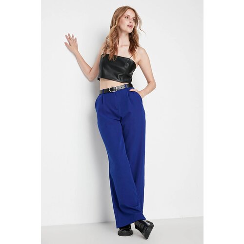 Trendyol Blue Basic Trousers Cene