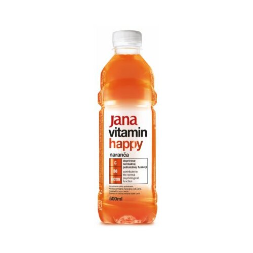 Jamnica Jana vitamin haappy narandža mineralna negazirana voda 500ml pet Slike