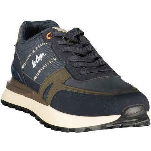 Lee Cooper mu&amp;scaron;ke tenisice LCM628415 sa smeđim detaljima tamnoplave Slike