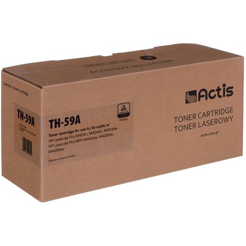 Actis TH-59A Toner (replacement for HP CF259A; Supreme; 3000 pages; black) with a toner level monitoring chip. We recommend disabling printer software updates. Cijene
