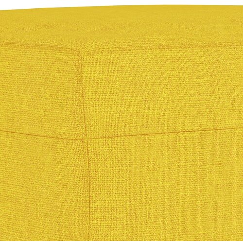  4-dijelni set sofa svjetložuti od tkanine Slike