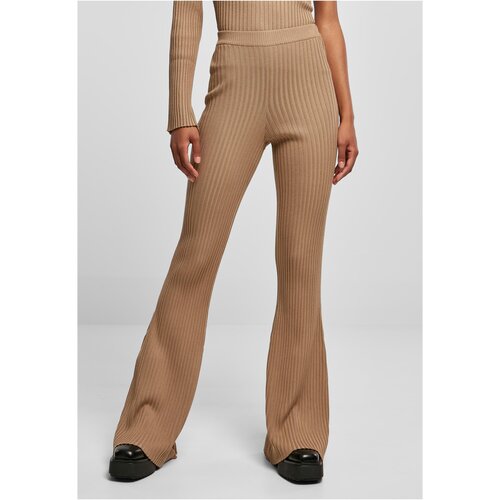 UC Ladies Ladies Flared Rib Knit Leggings unionbeige Slike