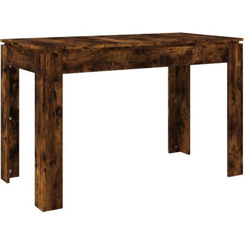 Maison Chic Jedilna miza - Kuhinjska miza - Jedilni stol dimljeni hrast 120x60x76 cm inženirski les, (21715160) Cene