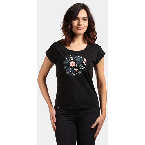 Kilpi Women&amp;#039;s cotton T-shirt ROANE-W Black Slike