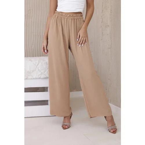 Kesi Brown trousers with wide legs