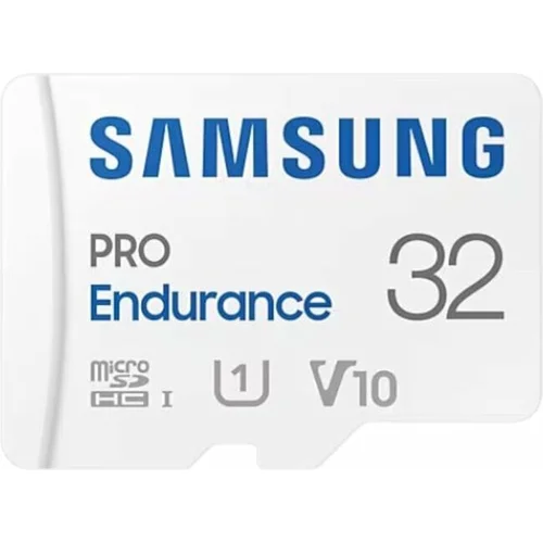 Samsung spominska kartica PRO Endurance, micro SDHC, 32GB, U1, V10, UHS-I, z SD adapterjem