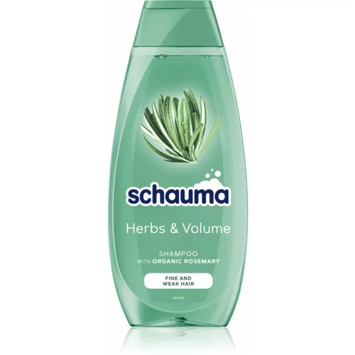 Schwarzkopf Schauma Herbs & Volume šampon za tanku kosu bez volumena 400 ml