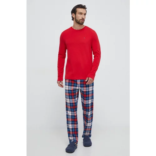 Tommy Hilfiger Pižama moška, rdeča barva