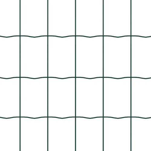 Euro ograda s &amp;scaron;picama 25 x 0,8 m Čelik premazan PVC-om Zelena Slike