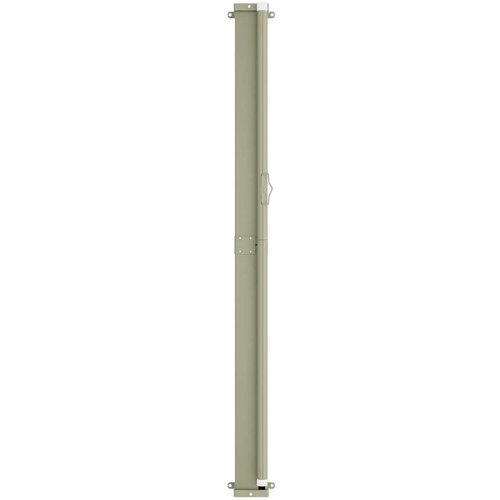 VidaXL Uvlačiva bočna tenda za terasu 117 x 600 cm siva Slike