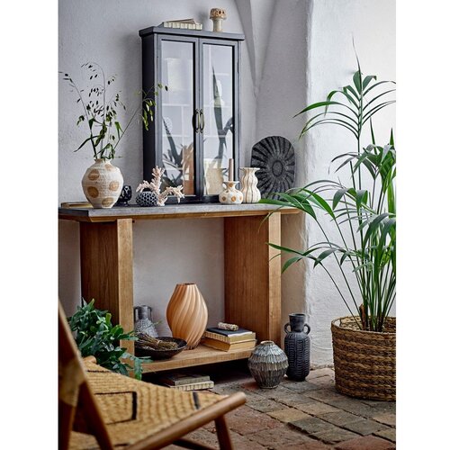 Bloomingville Crna viseća vitrina od masivne jele 50x80x14 cm Hazem &amp;ndash; Slike