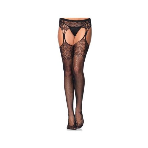 Leg Avenue Nogavice s pasom Tear Drop Cene