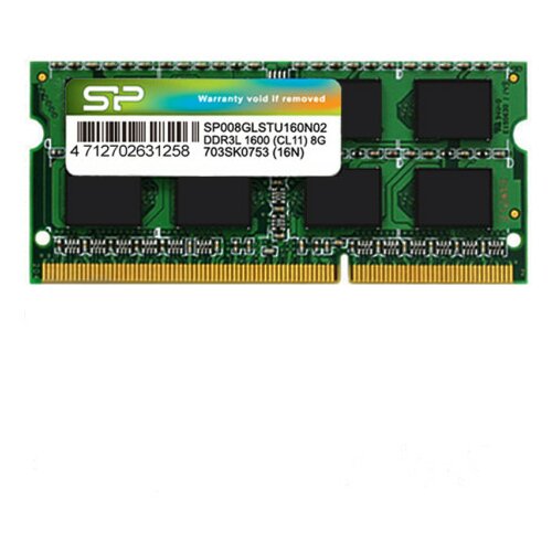 Silicon Power RAM SODIMM DDR3 8GB 1600MHz SP008GLSTU160N02 Slike