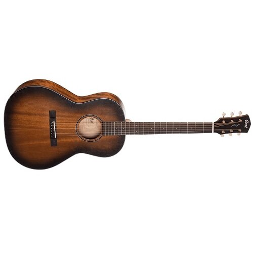 Cort akustična gitara CORE-PE Mahogany OPBB ozvučena sa koferom Slike