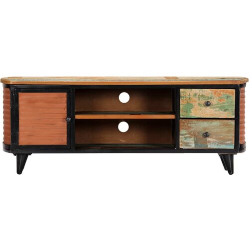Maison Chic TV omarica - TV stojalo - Televizijska omarica 120x30x45 cm trden predelan les, (21698827) Slike