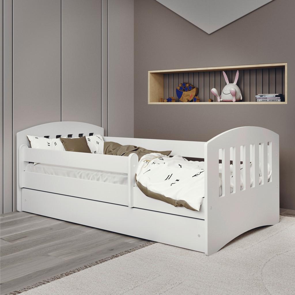 HAPPYKIDS OTROKA POSTELJA EMA 180X80 (VE BARV)-Bela Cene