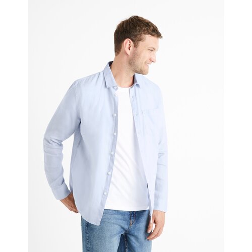 Celio Daflix Linen Shirt - Men Slike