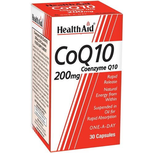 Health Aid kapsule coenzyme Q10 200 mg 30/1 Slike