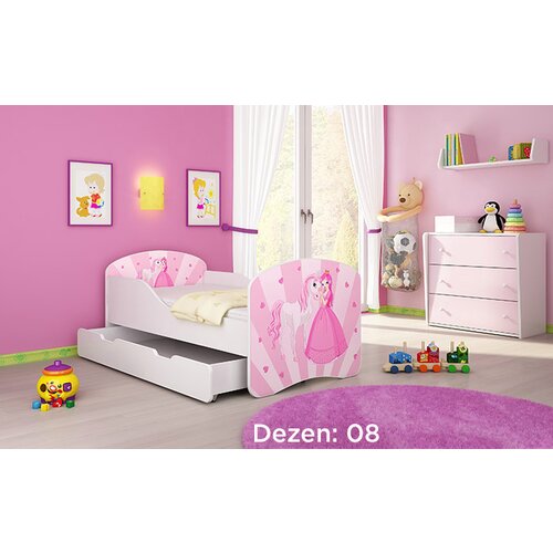  krevet za decu 180X80 cm sa dodatnom fiokom acma 1 45 dezena Slike