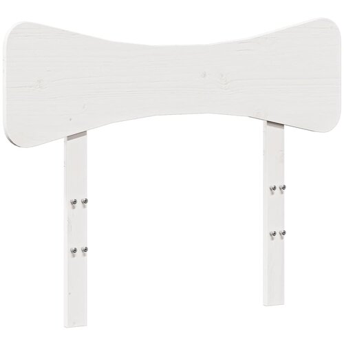 Maison Chic vzglavna omarica - nočna omarica - posteljna omarica bela 75 cm trdna borovina, (21709524) Cene