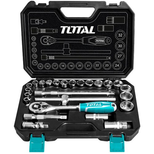 Total 25-dijelni set alata 1/2 nasadnih ključeva/ INDUSTRIAL (THT121251) Slike