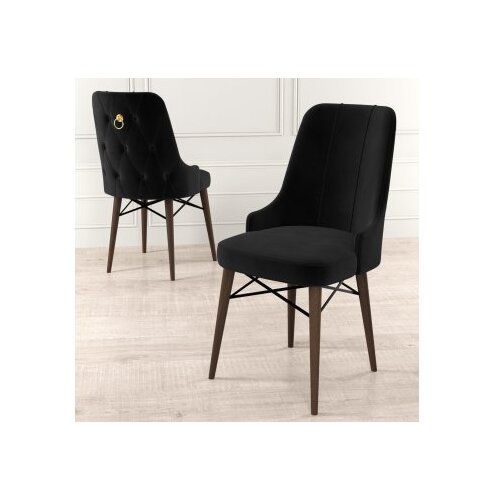 Hanah home Pare set stolica, 46x94x46 cm, 4 dijela, smeđe-crna Cene