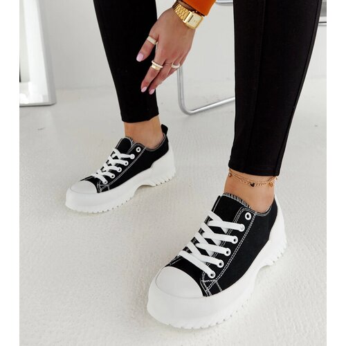 Gemre Black platform sneakers Monteleone Cene