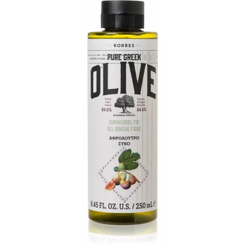 Korres Pure Greek Olive & Fig hidratantni gel za tuširanje 250 ml