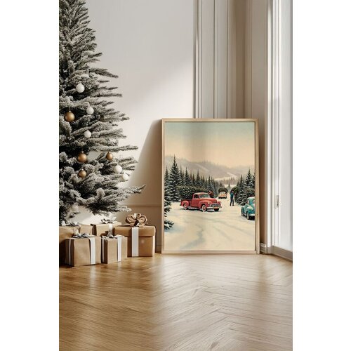 Wallity uramljena slika Nwyearsngmdl14, 33x48 cm Cene
