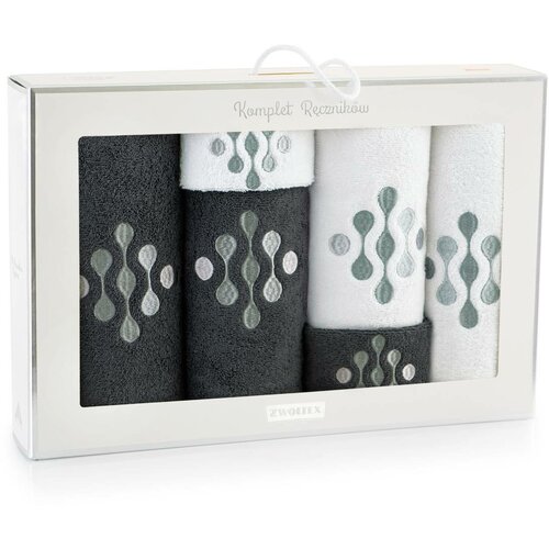 Zwoltex Unisex's Towel Set Krople Slike