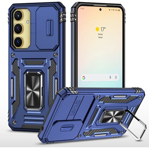 SUNSKY Hybrid Armor ovitek za Samsung A35 / A55, Navy Blue Slike