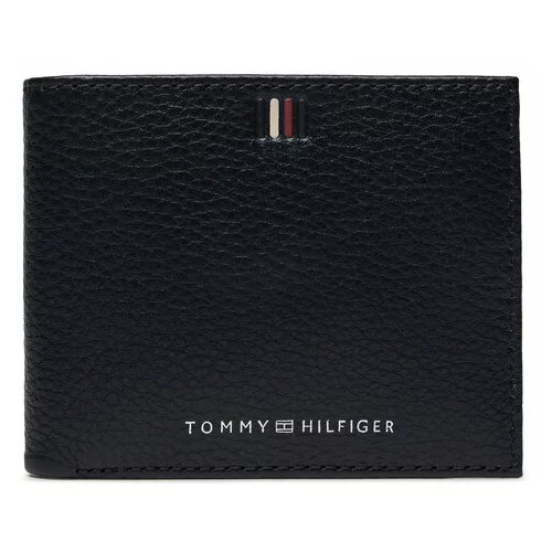 Tommy Hilfiger Velika moška denarnica Th Central Mini Cc Wallet AM0AM11854 Mornarsko modra