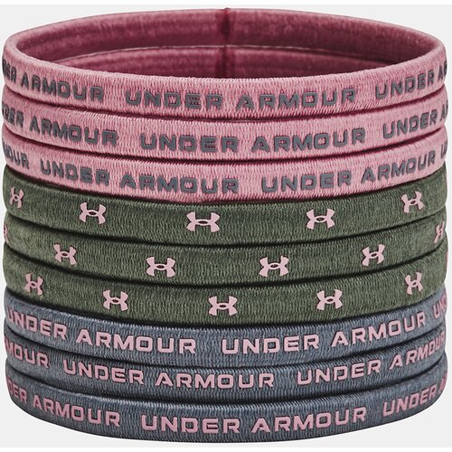 Under Armour Headbands UA Elastic Hair Tie 9PK-PNK - Women Slike